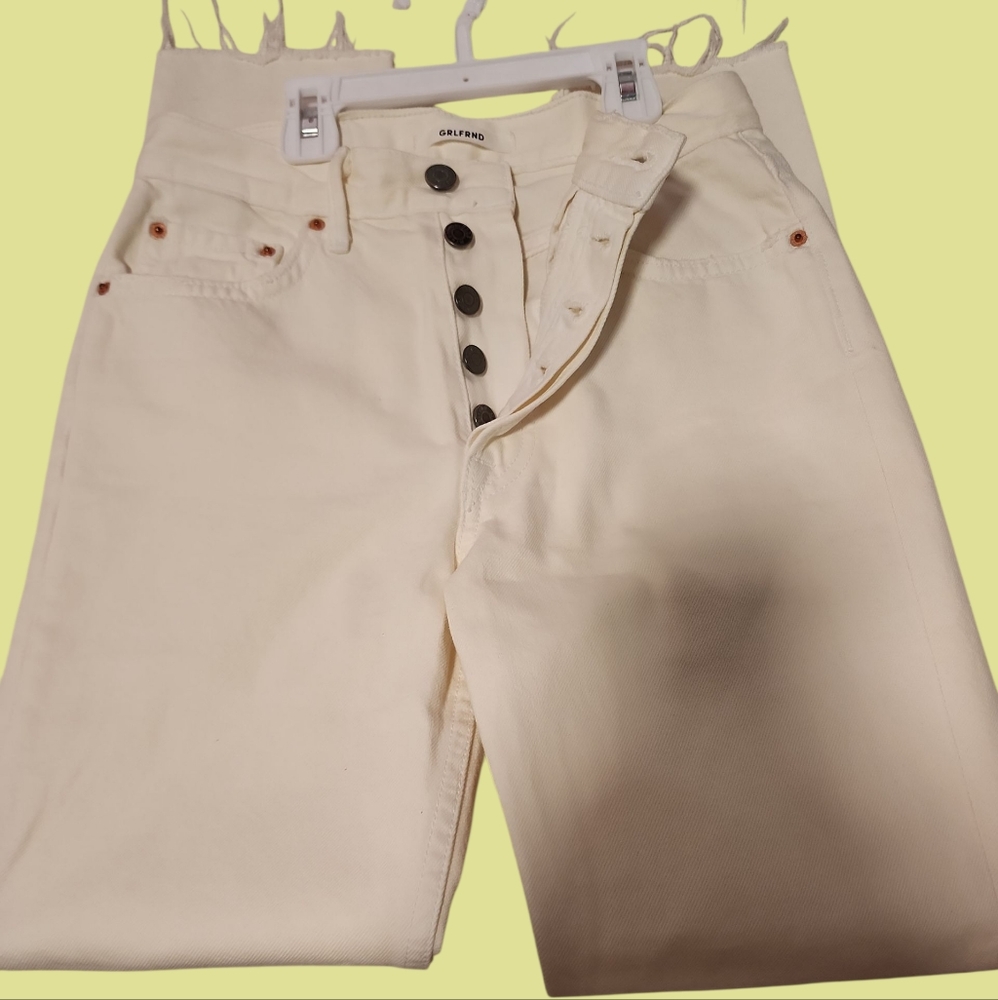 Off-White Button-Fly Jeans